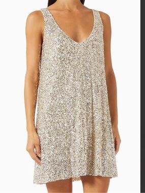 Never Fully Dressed sequin Ruby mini dress